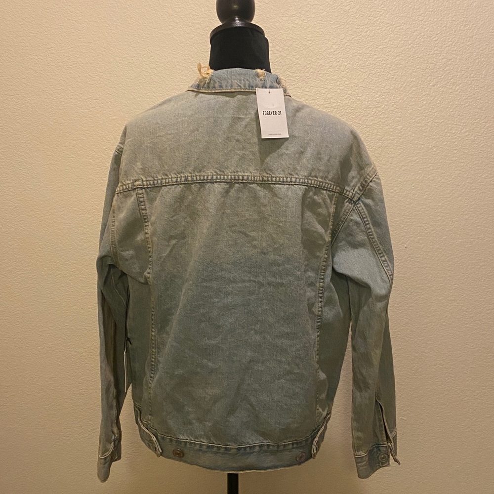 Forever 21 Sky Blue Denim Jacket - Picture 3 of 5